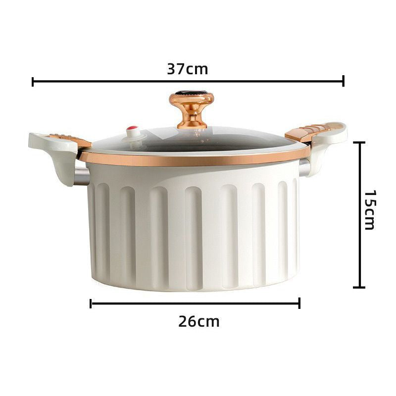 Mikrotryckkokare i emalj med non-stick-teknikđČ
