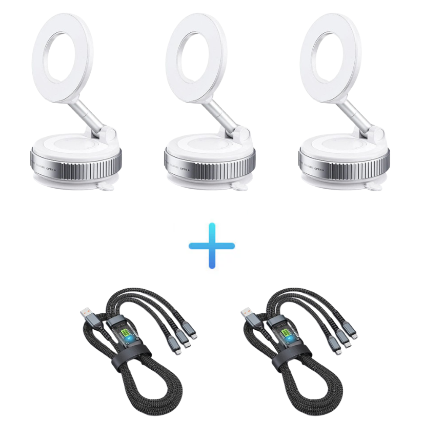 đ±âš 360° magnetisk telefonhĂ„llare - Perfekt för fordon!