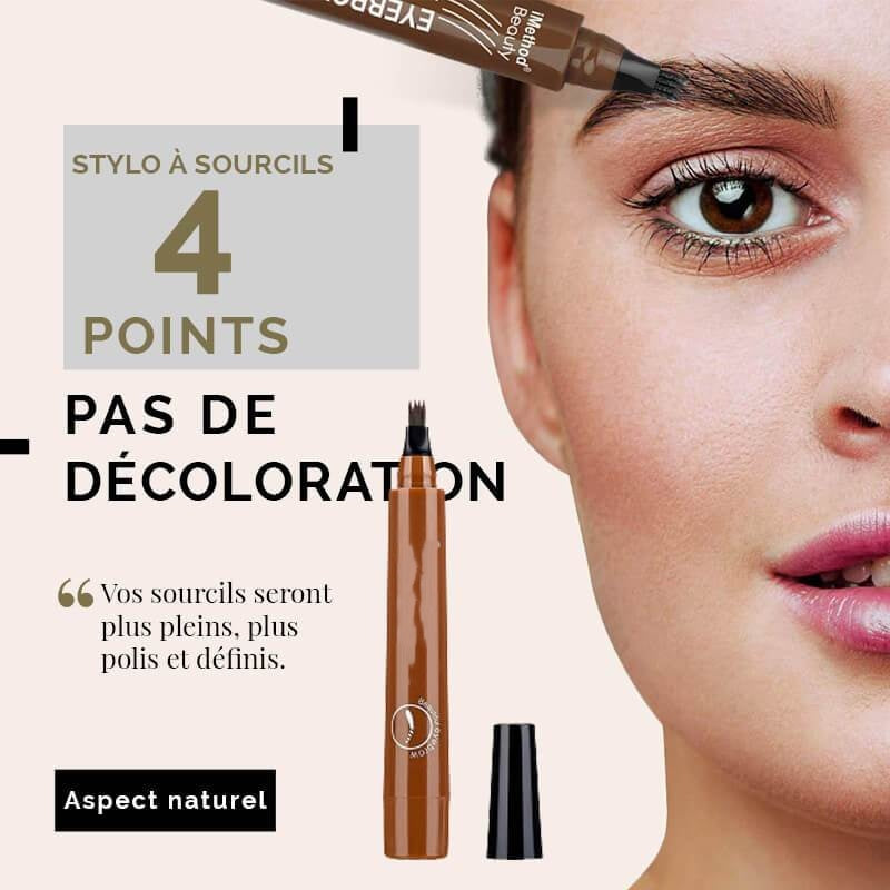 đ„ Naturlig ögonbrynspenna med 4 Ă€ndar, skapa snabbt snygg ögonbrynsmakeupđ„