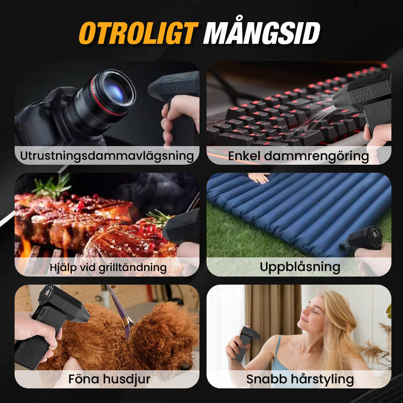 Kraftfull Blåsare med Höghastighetsfläkt