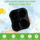2-pack 3D-isformar i form av rosor