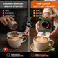 ☕📸 One-Touch Latte Art-kamera – 3D-kaffeschablon för personlig kaffekonst ✨