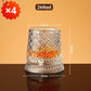 Unikt roterande dricksglas | ✨ Visuellt spektakulärt | 🎁 Perfekt present till whiskyälskare 🥃