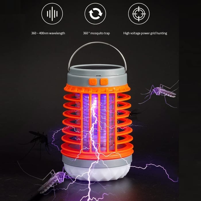 💥 Multifunktionell Solar camping Myggmördare Lamp