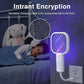 🌙 2-i-1 elektrisk myggsmälla & mygglampa – använd som racket på dagen, som UV-fälla på natten, USB-laddning & tyst drift, perfekt för barnrum & camping 🏕️