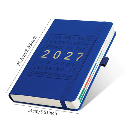 📅 50% RABATT NU! 📓 2027 Kalenderanteckningsbok – A5, en dag per sida, datummarkerad – Perfekt för dagliga anteckningar & framtida referens ✨