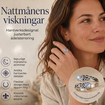 ⏳Tidsbegränsad 50% rabatt⏰Vintage justerbar öppen ring med droppformad glödande zirkon💧💍