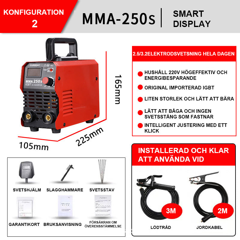 Specialerbjudande Helautomatisk Cual Voltage Dual-purpose Industrial Grade Solid Copper Welding Machine