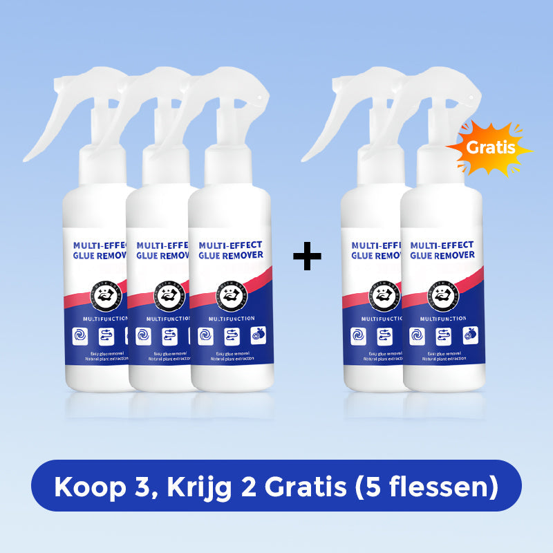 Multi-functionele lijmverwijderaar voor verschillende oppervlakken