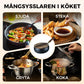 🎁🔥Kvalitetssäkring + Giftfritt🔥Obelagd tjock järngryta
