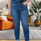 Jeans som lyfter rumpan och formar magen