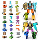 Toy Deformation Number Transform Robot för barn
