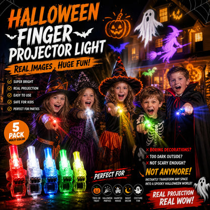 Mini färgglad LED-fingerlampa