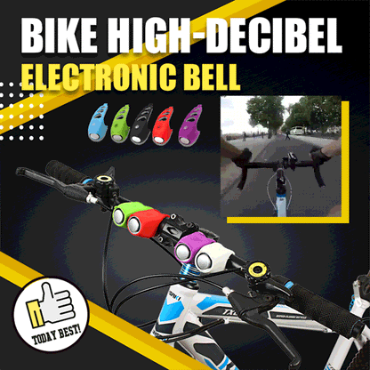 Elektronisk Cykelringklocka med Hög Decibel (120 dB) – 5 Ljudlägen, Vattentät & Enkel Montering