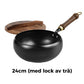 🎁🔥Kvalitetssäkring + Giftfritt🔥Obelagd tjock järngryta