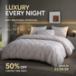 💗Sista dagen på rean – 50% rabatt⚡Bedsure Soft Pintuck-täckset