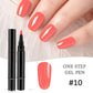 💅 KÖP 1 FÅ 1 GRATIS! 🎨 One Step Nagelgelpenna – 18 Färger & Gratis Mini-UV-lampa – Perfekt för Salongskvalitet Hemma – Enkel & Snabb 💡