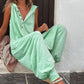 🌸 LIMITED TIME 50% OFF! 💥 Women's Relaxed Hooded Sleeveless Jumpsuit – Loose Fit, Breathable & Stylish 🌿