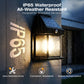 🌙 | Solcellsdriven Vägglampa – Rörelsesensor & Väderbeständig