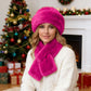🧣 50% RABATT! ❄️ Fluffig Pälskeps + Halsduk – Supervarm, Mjuk & Komplett Vinterset 🎁
