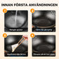 🎁🔥Kvalitetssäkring + Giftfritt🔥Obelagd tjock järngryta