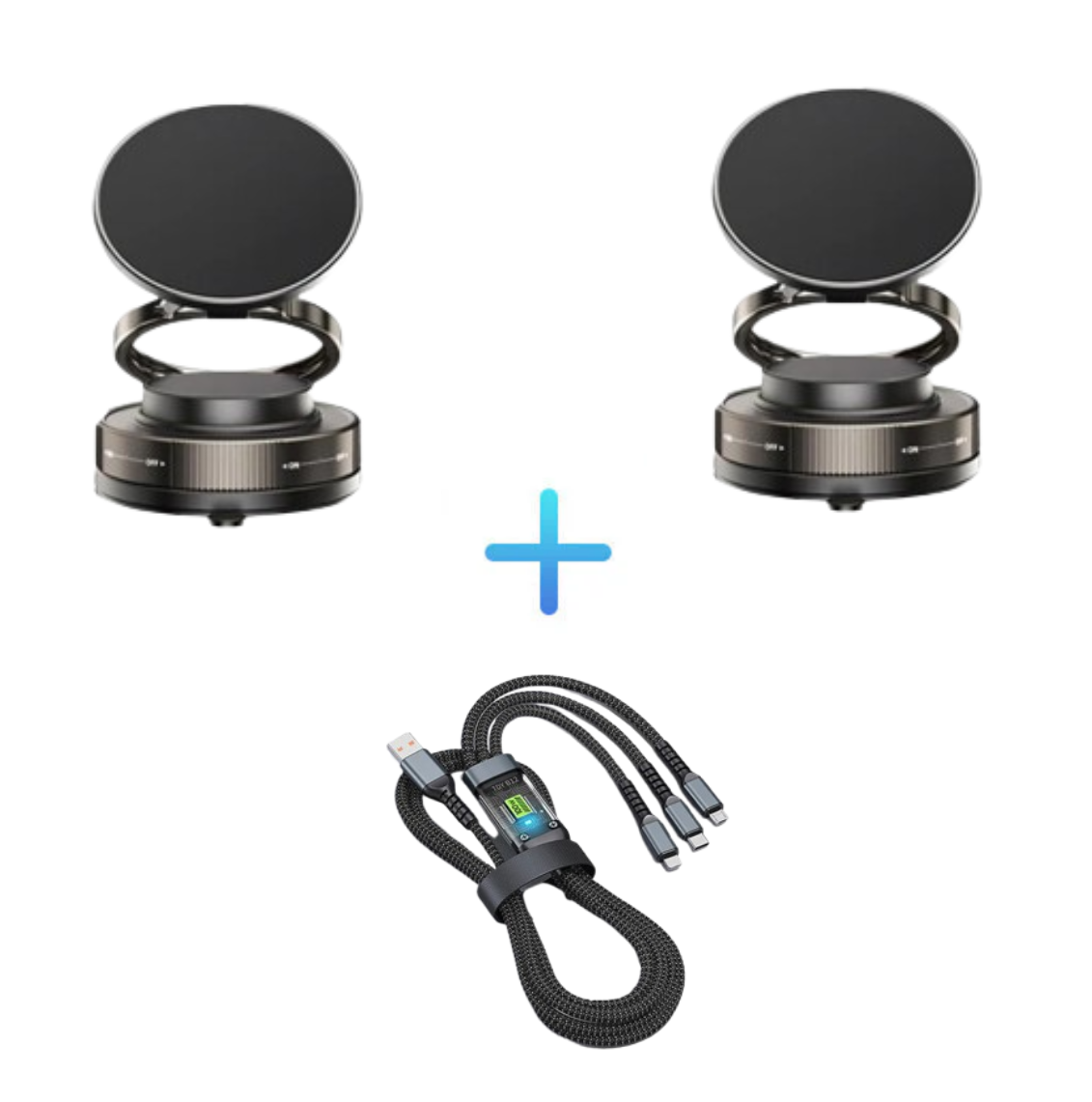 📱✨ 360° magnetisk telefonhållare - Perfekt för fordon!