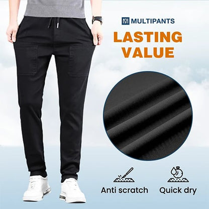 🔥2025 Ny 50% rabatt Hot Sale🔥MultiPants - slitstarka cargobyxor med hög stretch och flera fickor