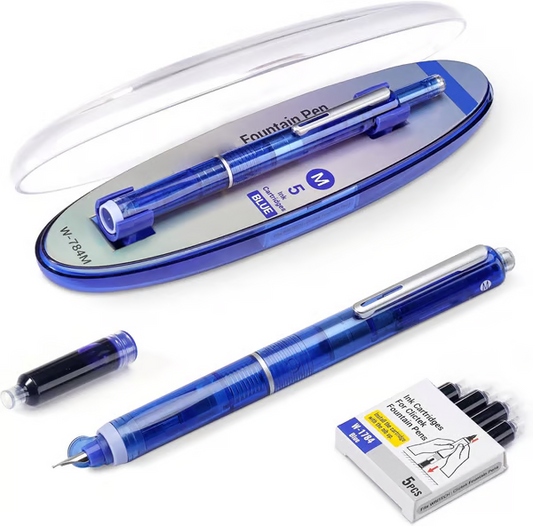 🖊️📚50% RABATT!✨💙 Utdragbar reservoarpenna