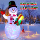 ☃️🎄Ny design Hög försäljning Julen uppblåsbar snögubbe Julen utomhusdekoration