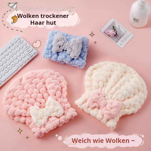 Vinterbärbar snabbtorkande hårtorkmössa Högeffektiv daglig vård