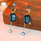 💎 LIMITED TIME 50% OFF! ✨ Vintage Synthetic Diamond Drop Earrings – Clip-On, Elegant Dangle ✨
