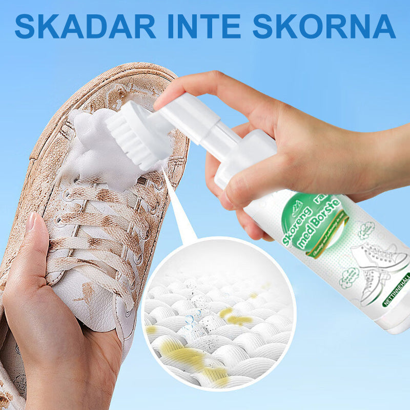 Skorengörare med borste