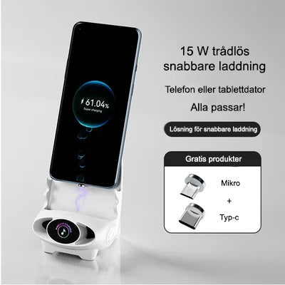 Mini stol trådlös snabb laddare multifunktionell telefonhållare