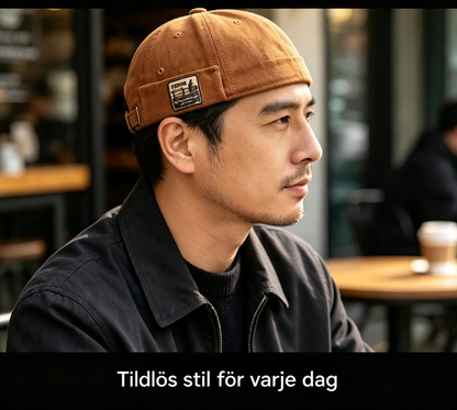 Unisex Brämlosä Skullcap Mössa, Visirlös Sjömansdesign Vintage Beanie, Viral Stapelbar Hipsterkeps för Urban Gatumode