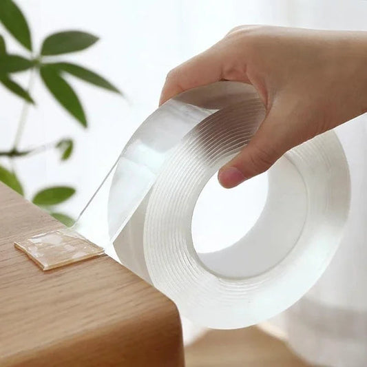🔄 KÖP 2 FÅ 1 GRATIS! ✨ Nanotejp – Lämnar Inga Spår, Återanvändbar & Transparent för Alla Ytor ✨
