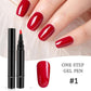 💅 KÖP 1 FÅ 1 GRATIS! 🎨 One Step Nagelgelpenna – 18 Färger & Gratis Mini-UV-lampa – Perfekt för Salongskvalitet Hemma – Enkel & Snabb 💡