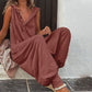 🌸 LIMITED TIME 50% OFF! 💥 Women's Relaxed Hooded Sleeveless Jumpsuit – Loose Fit, Breathable & Stylish 🌿