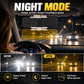 🔥50% RABATT NU! Universellt HD-solskydd för bilen med antireflexbehandling, skyddar både dag och natt 🚗☀️🌙✅💥