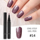 💅 KÖP 1 FÅ 1 GRATIS! 🎨 One Step Nagelgelpenna – 18 Färger & Gratis Mini-UV-lampa – Perfekt för Salongskvalitet Hemma – Enkel & Snabb 💡