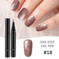 💅 KÖP 1 FÅ 1 GRATIS! 🎨 One Step Nagelgelpenna – 18 Färger & Gratis Mini-UV-lampa – Perfekt för Salongskvalitet Hemma – Enkel & Snabb 💡