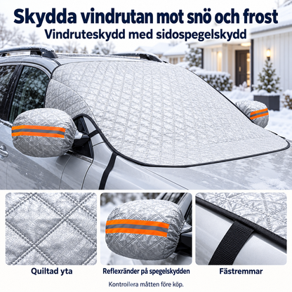 🚗 50 % RABATT! Slipp skrapa is och snö från vindrutan varje morgon – universellt vindruteskydd för bilen