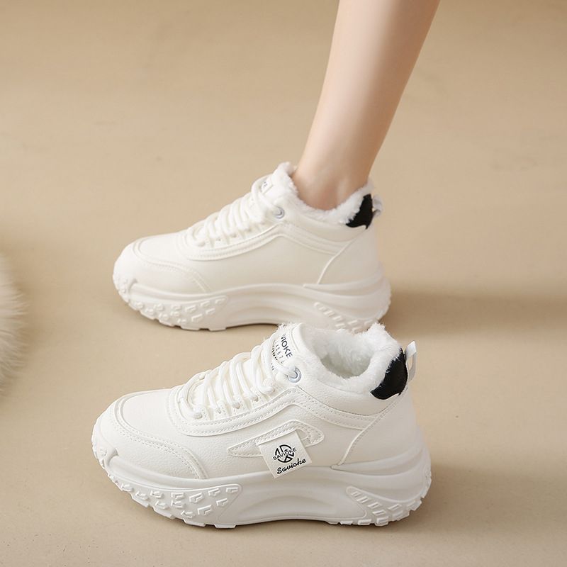 Snygg present - Faux Fleece Varma High-Top Fritidsskor