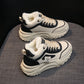 Snygg present - Faux Fleece Varma High-Top Fritidsskor