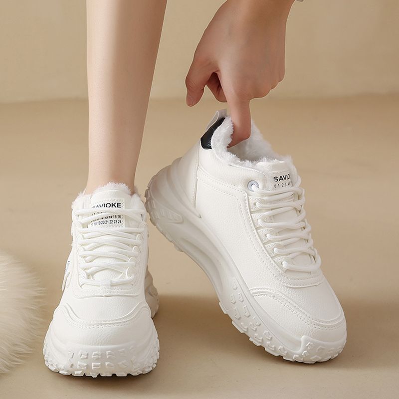 Snygg present - Faux Fleece Varma High-Top Fritidsskor