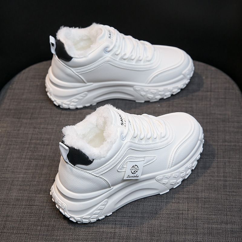 Snygg present - Faux Fleece Varma High-Top Fritidsskor
