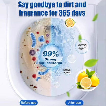 🔥Buy 1 Get 1 Free - 🍋Lemon Scent Toilet Bowl Cleaner Tablets