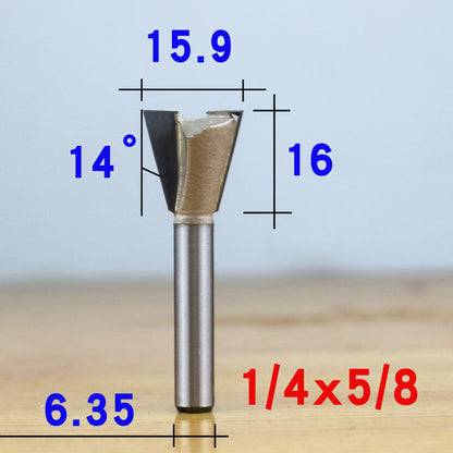 Dovetail Router Bit för träbearbetning