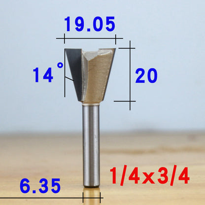 Dovetail Router Bit för träbearbetning