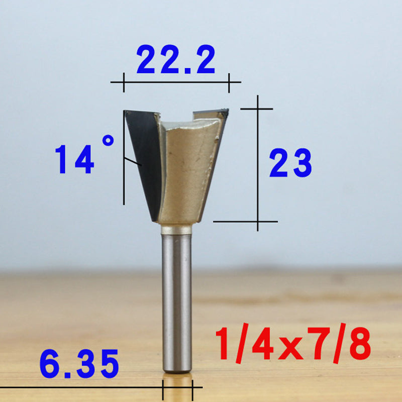 Dovetail Router Bit för träbearbetning