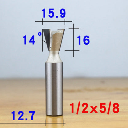 Dovetail Router Bit för träbearbetning